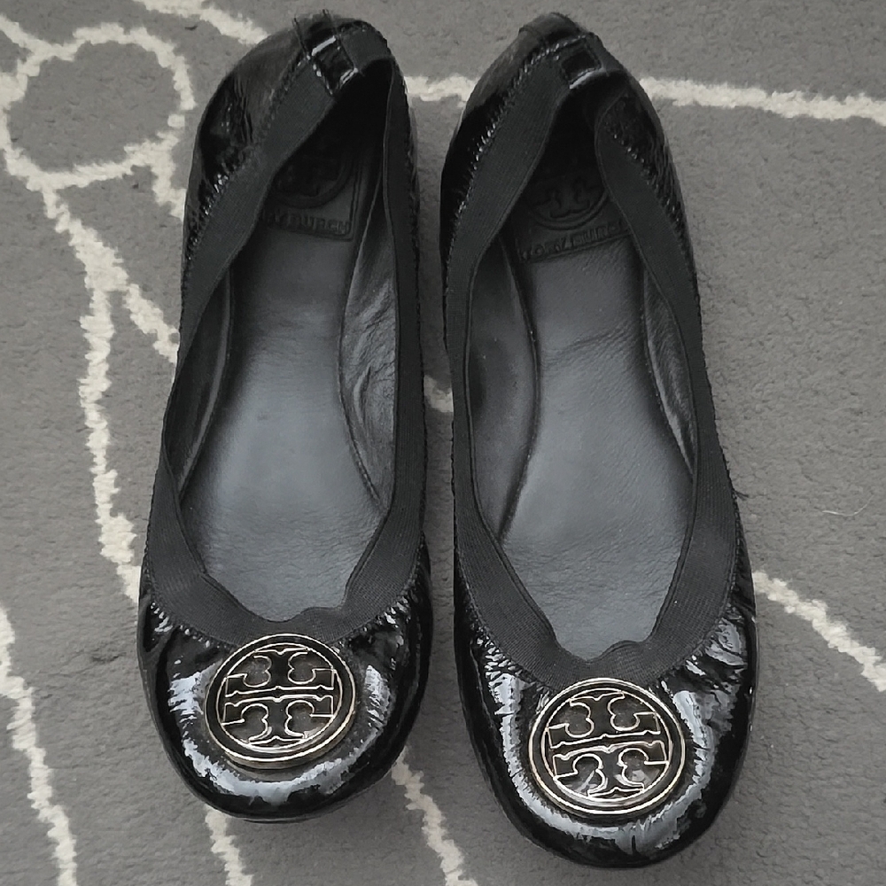 Black Patent Leather Ballet Flats